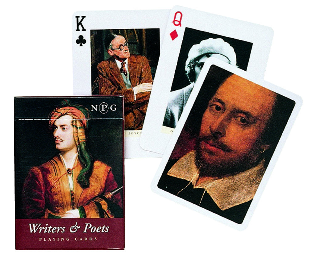 Writer and Poets Playing Cards SD